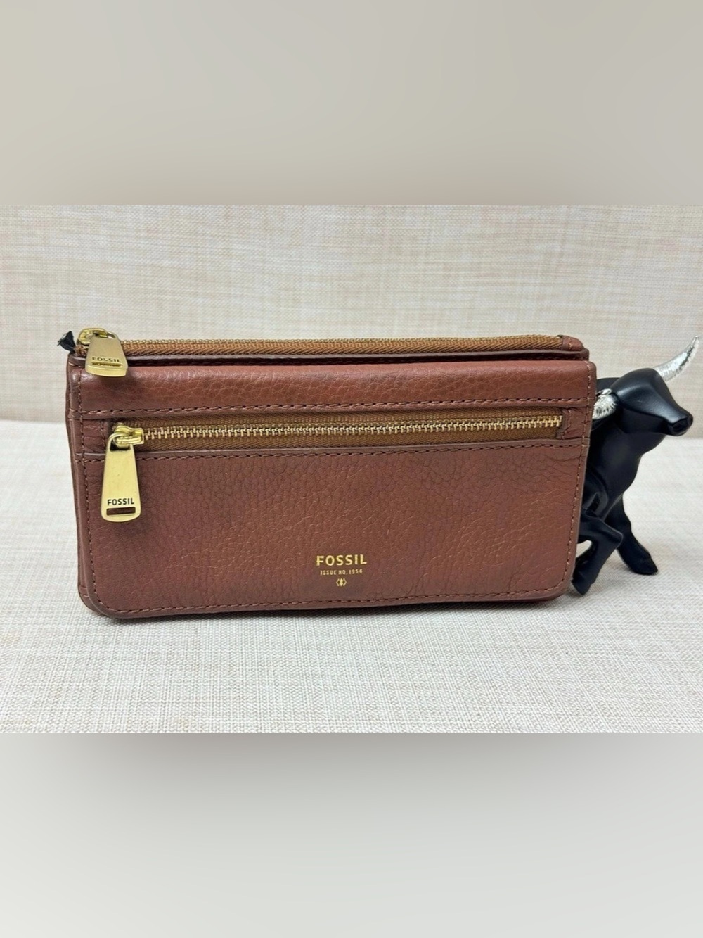 Fossil Issue No. 1954 Leather Organizer Wallet Brown